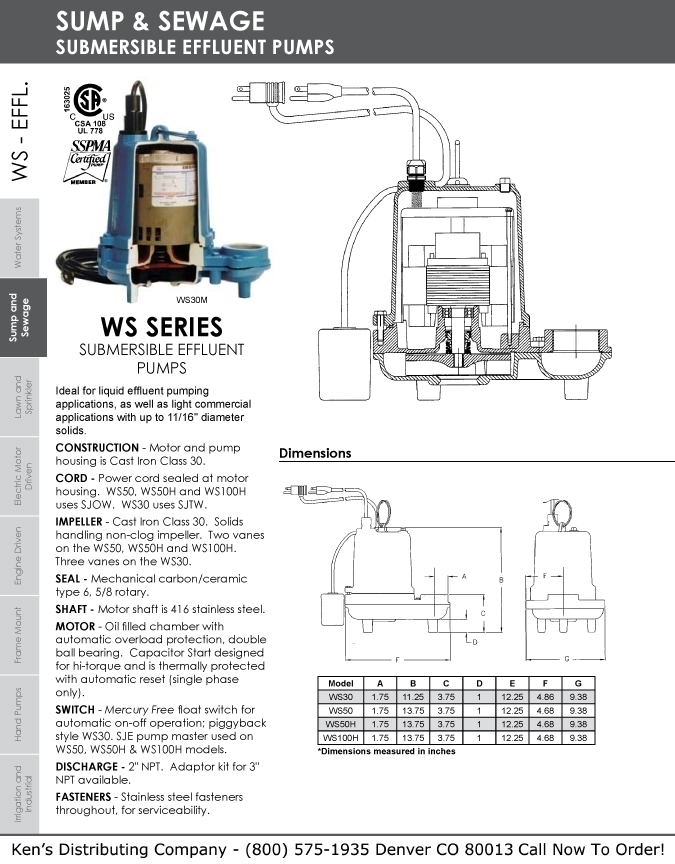 WS-Series-Submersible-Sewage-and-Effluent-Pumps-Repair-Parts