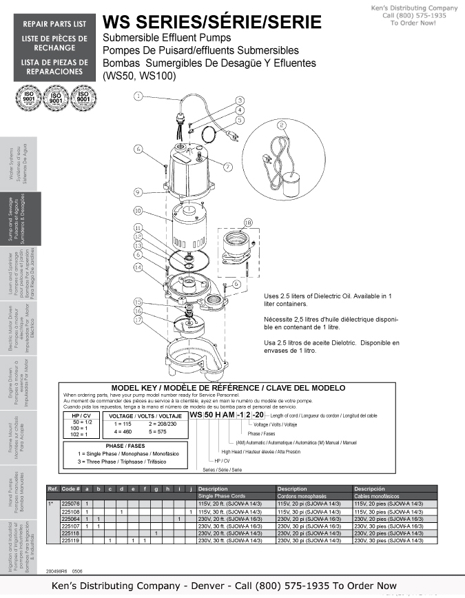 WS-Series-Submersible-Sewage-and-Effluent-Pumps-Repair-Parts