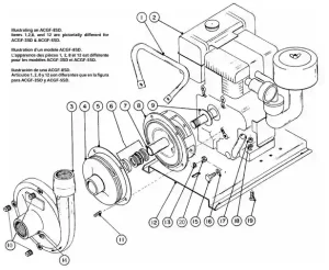 ACGF series exploded parts 4