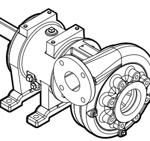 Franklin Electric 10 Inch Frame Mount Centrifugal Pump