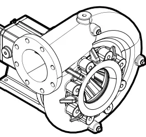 Franklin Electric 13 Inch Frame Mount Centrifugal Pump