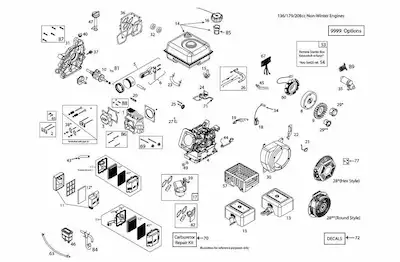 Red Lion RLAG Water Pump with LCT Engine Repair Parts