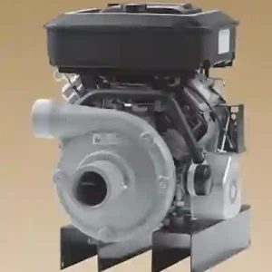 Monarch NG Series Gas Powered End Suction Centrifugal Pump with Close-Coupled Cast Iron Construction and Direct Engine Shaft Impeller Mount