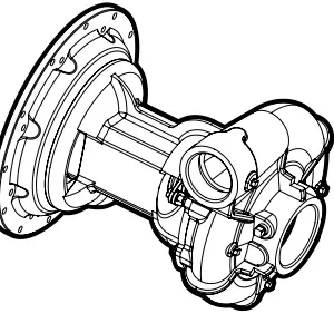 Franklin Electric 9 Inch SAE Engine Drive Centrifugal Pump