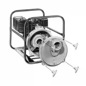 Monarch TSP Series Gas Powered Self-Priming Trash Pump with Cast Ductile Iron Casing and Honda or Vanguard Engine in 2, 3, and 4-Inch Discharge Sizes