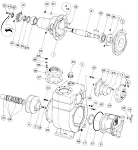TT 60 exploded parts