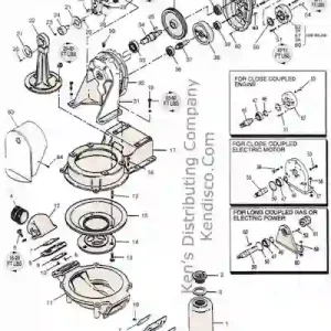 CH&E 6500 Series Cast Iron 3 Inch Diaphragm Pump repair parts