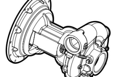 Franklin Electric Centrifugal SAE Engine Drive 9"