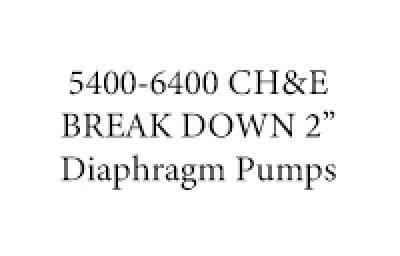 5400-6400 CH&E Repair Parts